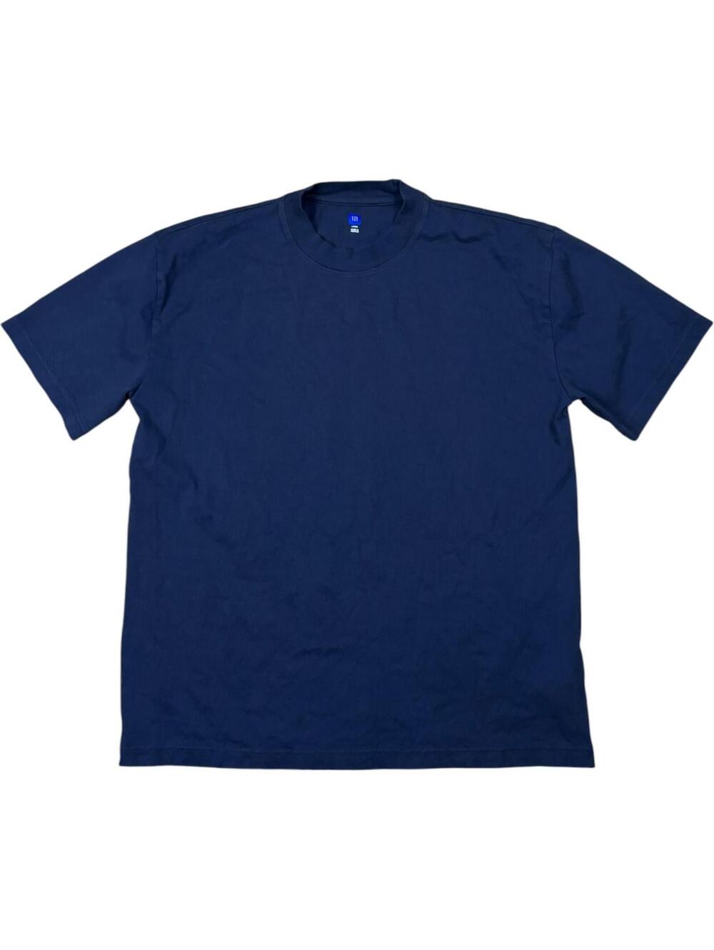 YZY Yeezy Gap Blank Essential Navy Heavyweight Tee